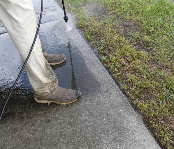 Concrete Slab Powerwashing in Chula Vista